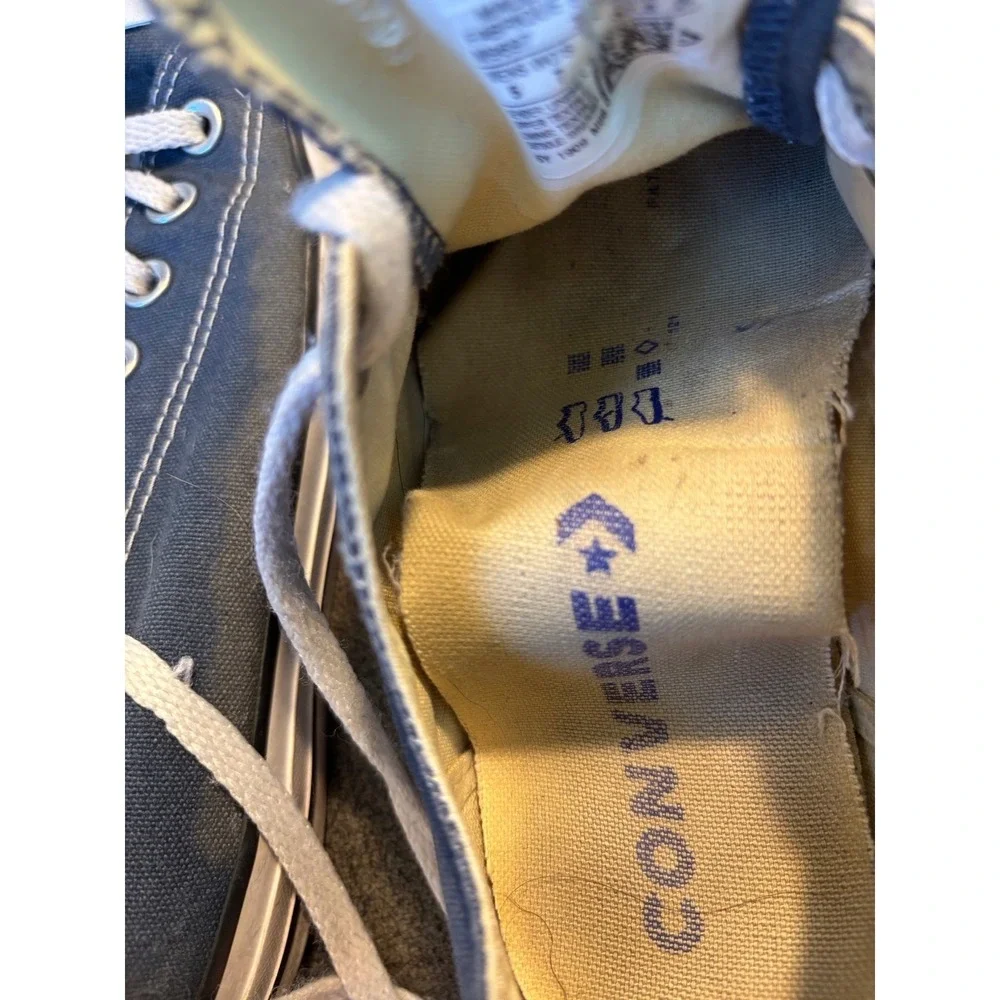 Converse Chuck Taylor All Star Low Top Navy Blue Sneakers M9697 Mens 5 Womens 7 - Picture 5 of 9
